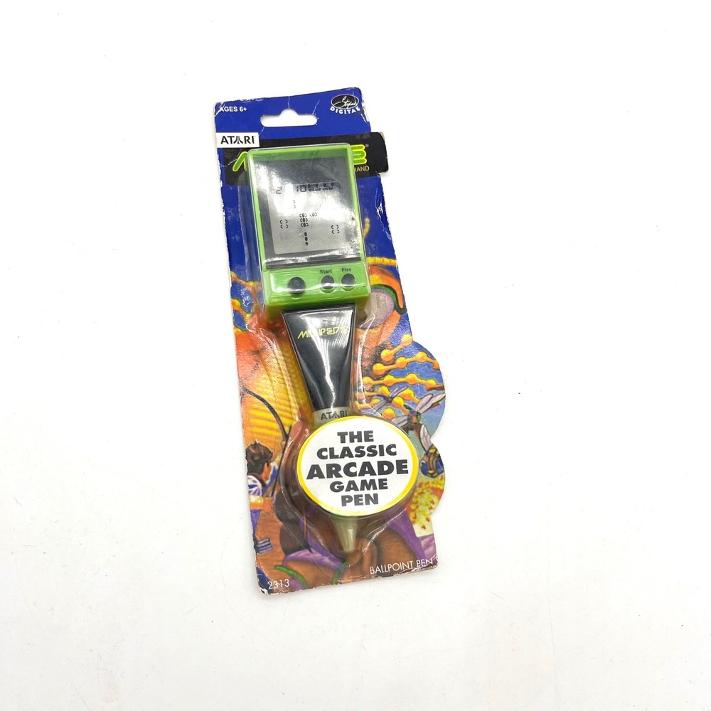 Atari Millipede Classic Arcade Game Pen Handheld LCD Electronic Toy 2006 NEW